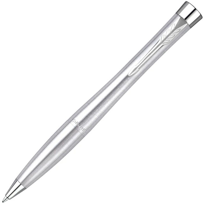 Ручка шариковая Parker Urban Twist Metro Metallic CT, серебристая G-16608.10 фото 1