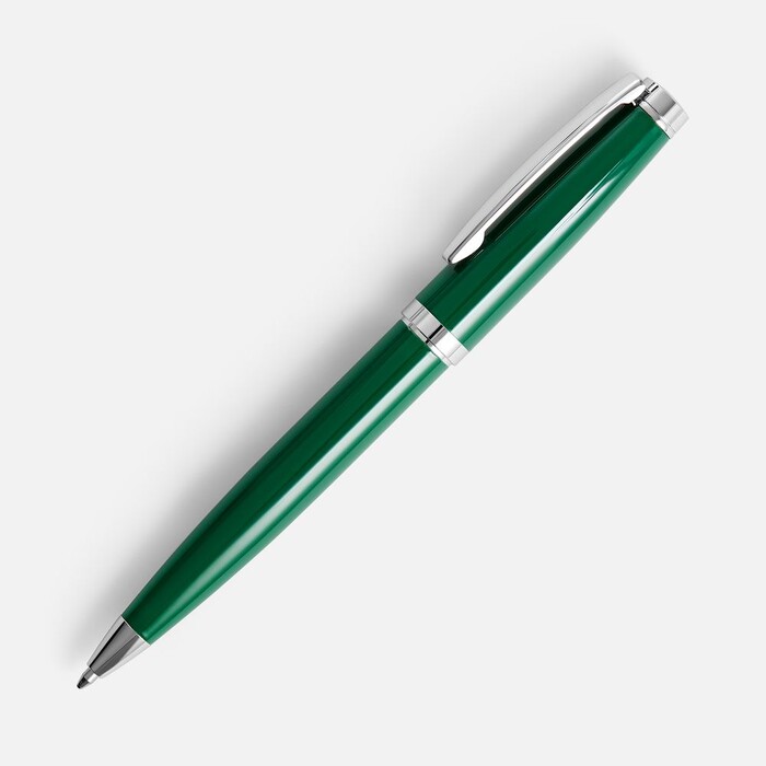 Ручка шариковая Letra Chrome, глянцевая, темно-зеленая G-16709.90 фото 1