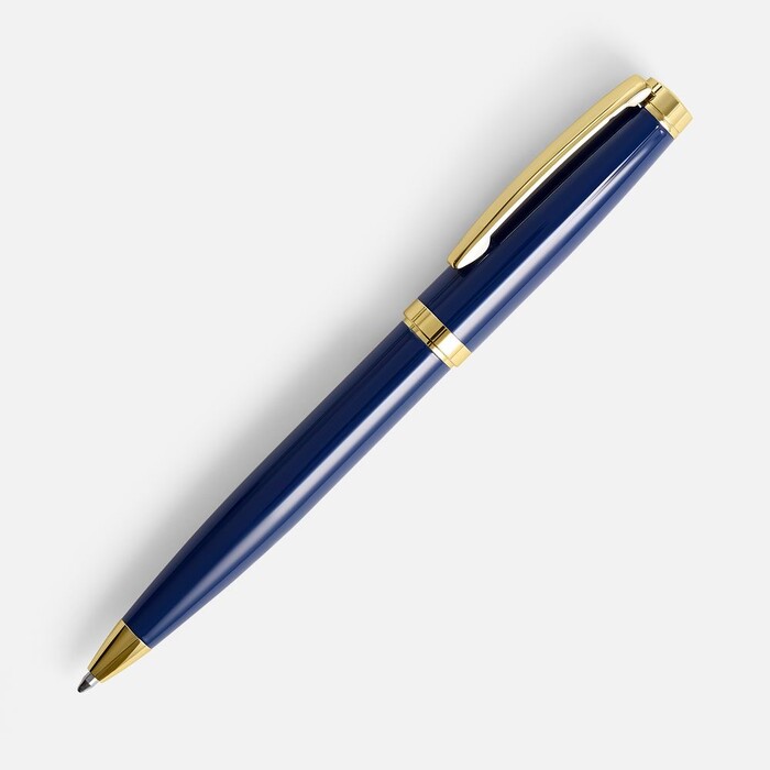 Ручка шариковая Letra Gold, глянцевая, темно-синяя G-16710.40 фото 1