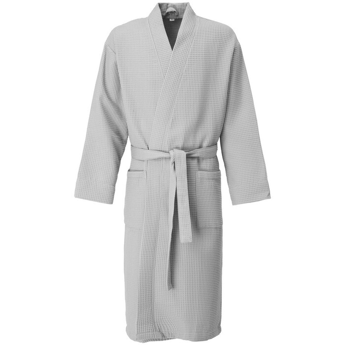 Халат вафельный Kimono, светло-серый, размер XL/XXL G-17267.135 фото 1