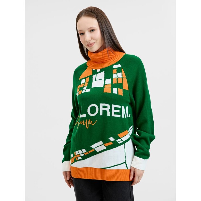 Свитер на заказ Tricksy Net Reglan, акрил, размер M G-18244.012 фото 1