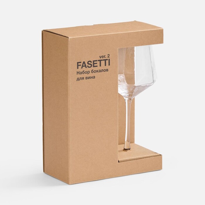 Набор из 2 бокалов для вина Fasetti, ver.2 G-19961.00 фото 1