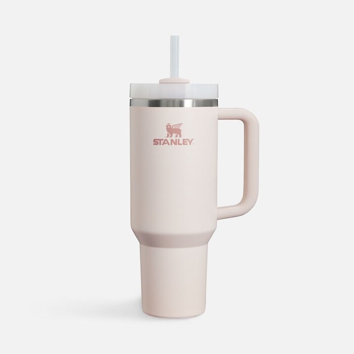 Термокружка Quencher H2.0 1180 с трубочкой, розовая G-20629.15 фото 1