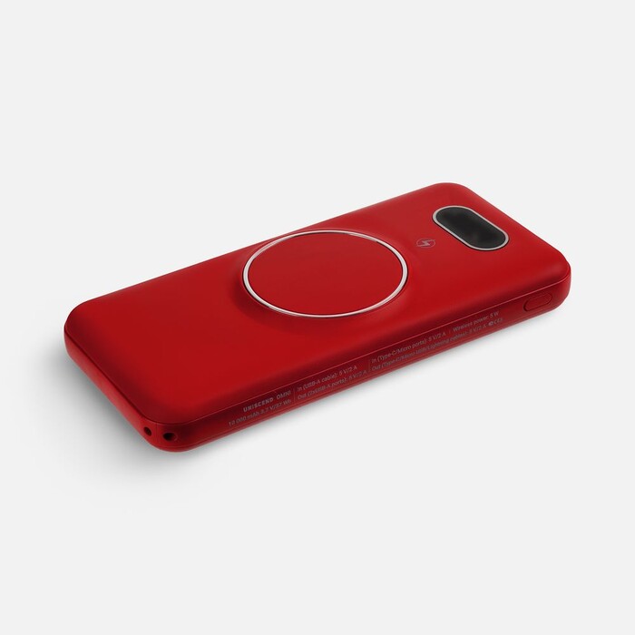 Аккумулятор Omni Qi 10000 мАч, ver.2, красный G-22077.50 фото 1