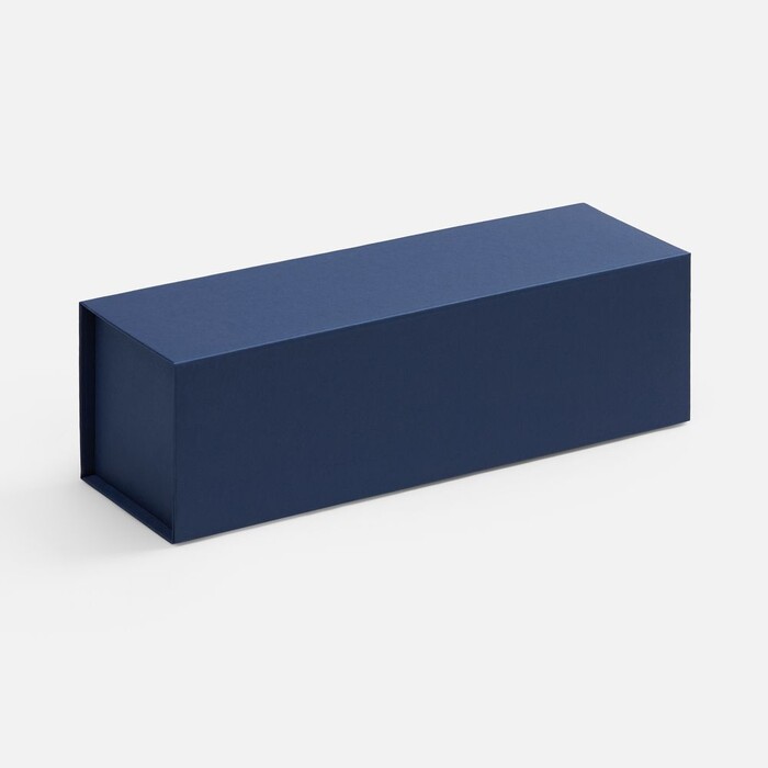 Коробка складная под бутылку Color Jacket Fold, темно-синяя G-25027.40 фото 1