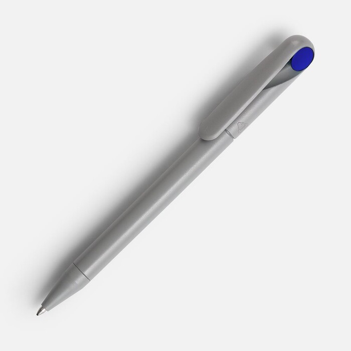 Ручка шариковая Prodir DS1 TMM Dot, серая с синим G-3425.14 фото 1