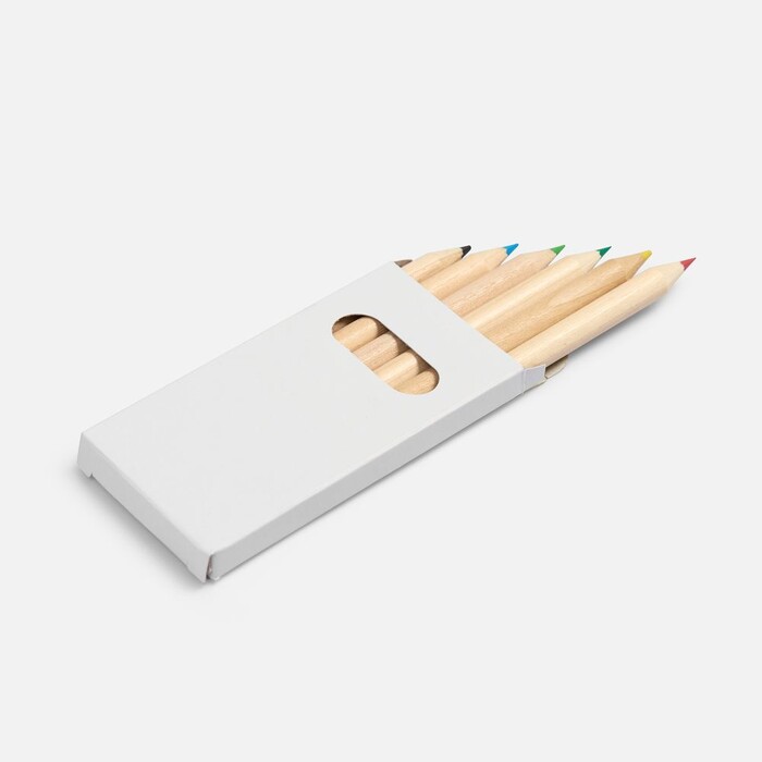 Набор цветных карандашей Pencilvania Mini, белый G-6902.60 фото 1