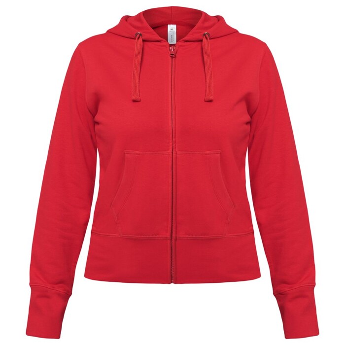 Толстовка женская Hooded Full Zip красная, размер L G-WW6420041L фото 1
