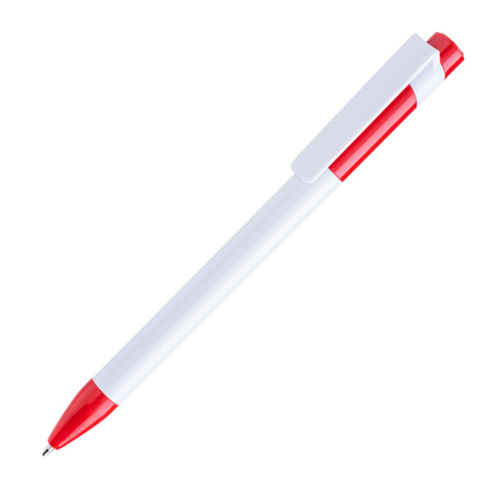 Ручка шариковая MAVA белый, красный HG-1018mc/08 фото 1