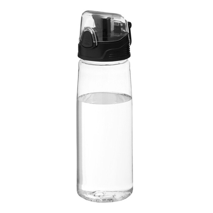 Бутылка для воды FLASK, 800 мл прозрачный HG-1113/01 фото 1