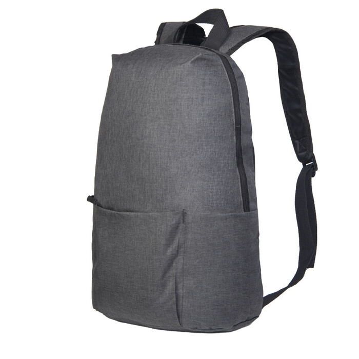 Лёгкий меланжевый рюкзак BASIC серый меланж HG-16107/30 фото 1