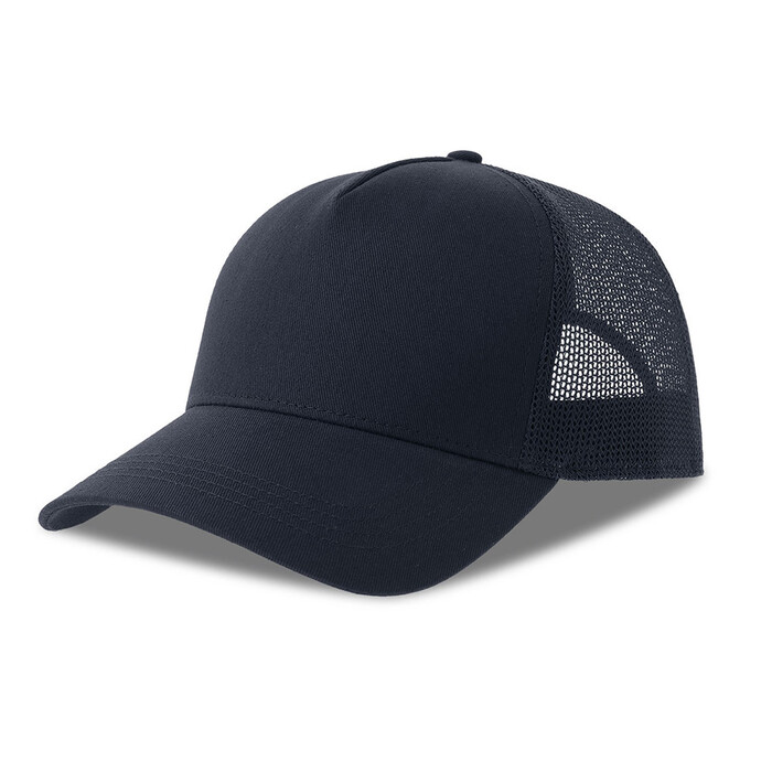 Бейсболка RAPPER COTTON-S, 5 клиньев, пластиковая застёжка темно-синий HG-254179-S.26 фото 1