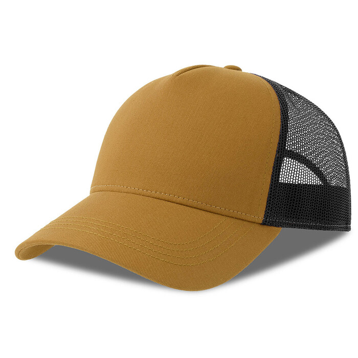 Бейсболка RAPPER COTTON-S, 5 клиньев, пластиковая застёжка горчичный HG-254179-S.4535 фото 1