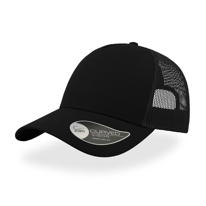 Бейсболка RAPPER COTTON, 5 клиньев, пластиковая застежка черный HG-254179.35 фото 1
