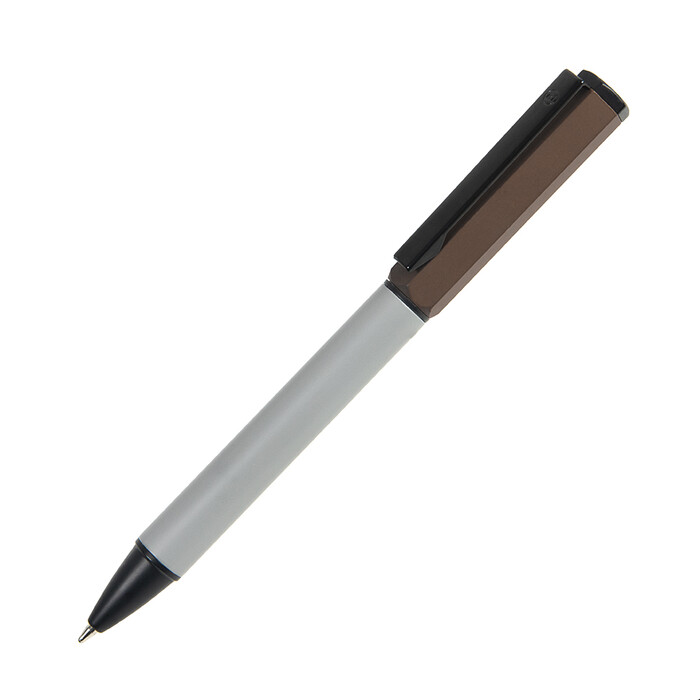 Ручка шариковая BRO коричневый, серый HG-27301/14 фото 1