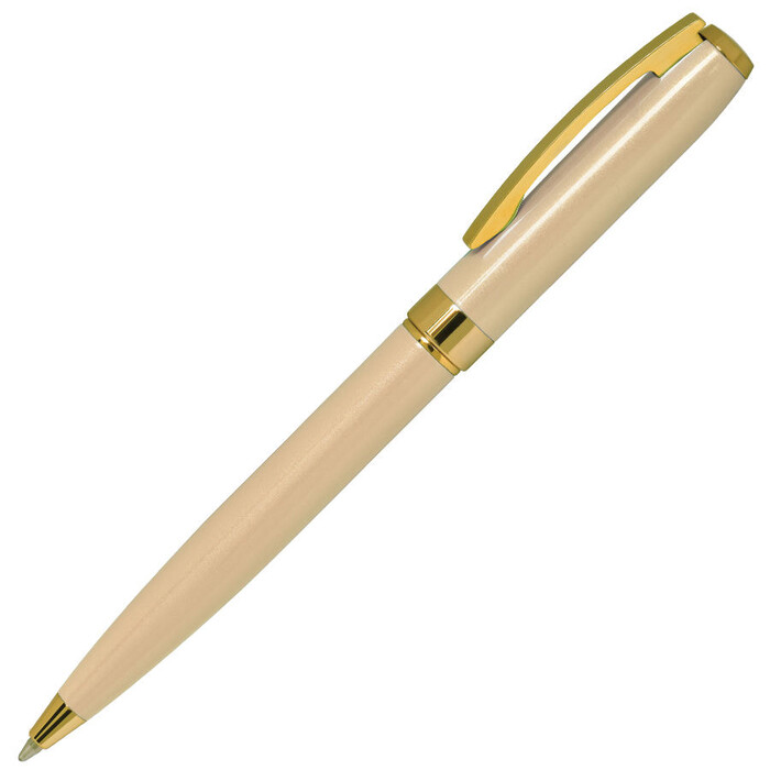 Ручка шариковая ROYALTY бежевый, золотистый HG-38006/03 фото 1