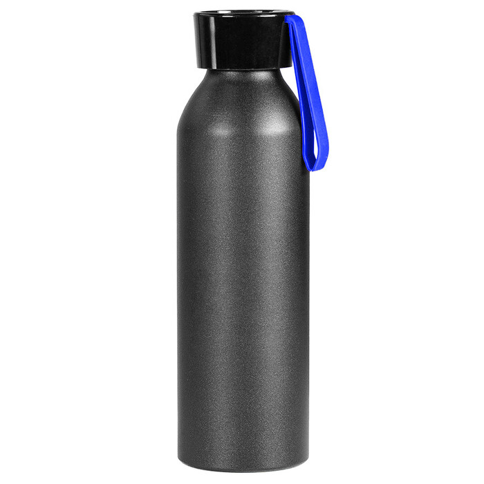 Бутылка для воды SHADE с ланъярдом, 650 мл; алюминий rPET черный, синий HG-40323/35/24 фото 1