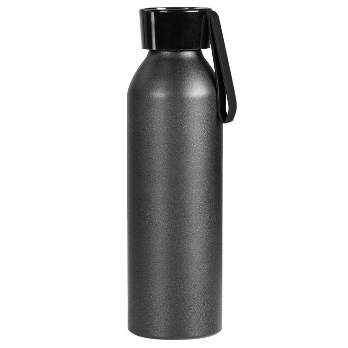Бутылка для воды SHADE с ланъярдом, 650 мл; алюминий rPET черный, черный HG-40323/35/35 фото 1