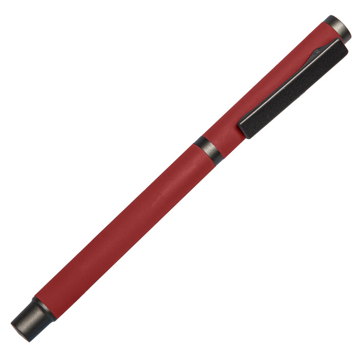 Ручка шариковая TRENDY красный, серый HG-40397/08/30 фото 1