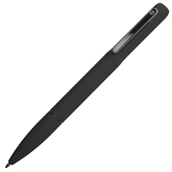Ручка шариковая NEO с подсветкой после гравировки, soft touch черный, серебристый HG-40403/35/30 фото 1