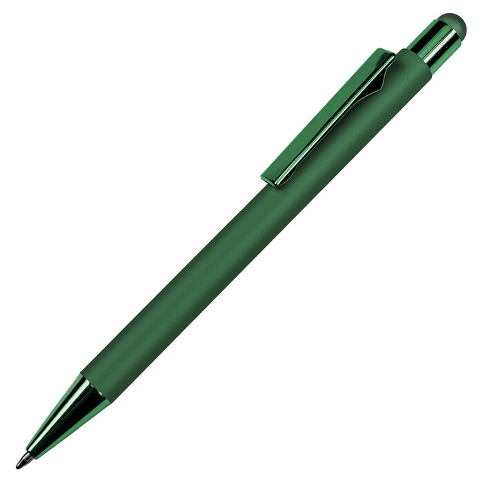 Ручка шариковая FACTOR COLOR со стилусом зеленый HG-40406/15 фото 1