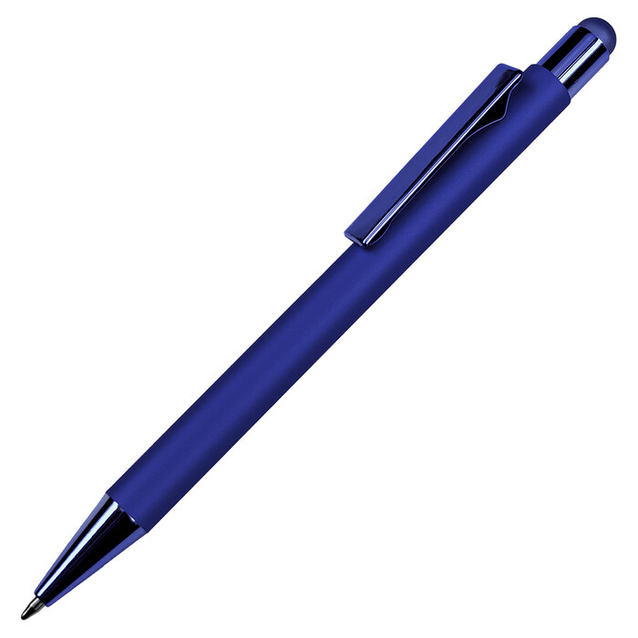 Ручка шариковая FACTOR COLOR со стилусом синий HG-40406/24 фото 1