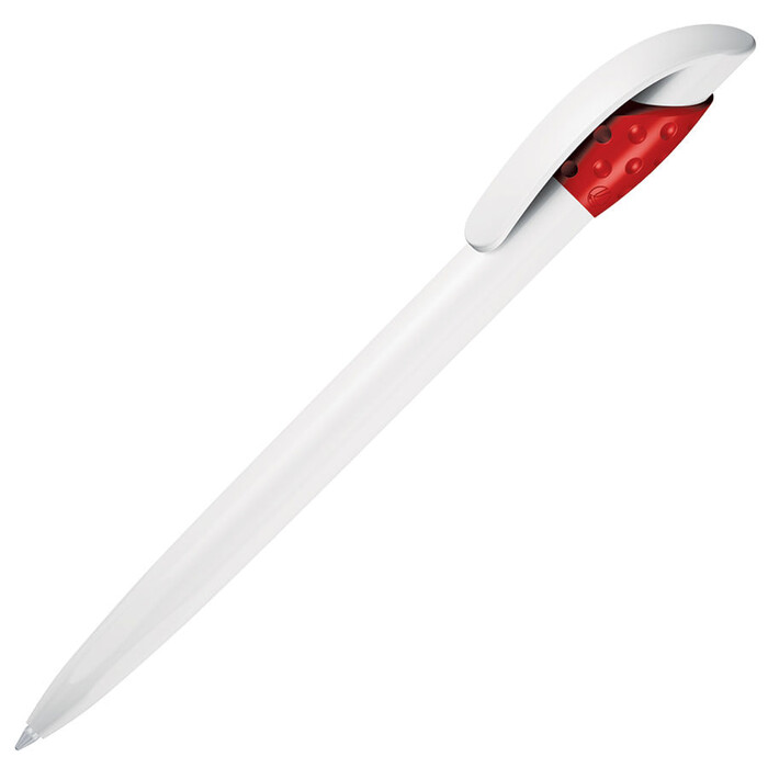 Ручка шариковая GOLF WHITE белый, красный HG-410/08 фото 1