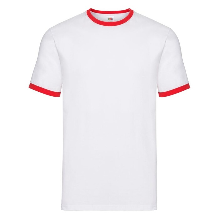 Футболка мужская RINGER T 160 красный, белый HG-611680.wm/2xl фото 1