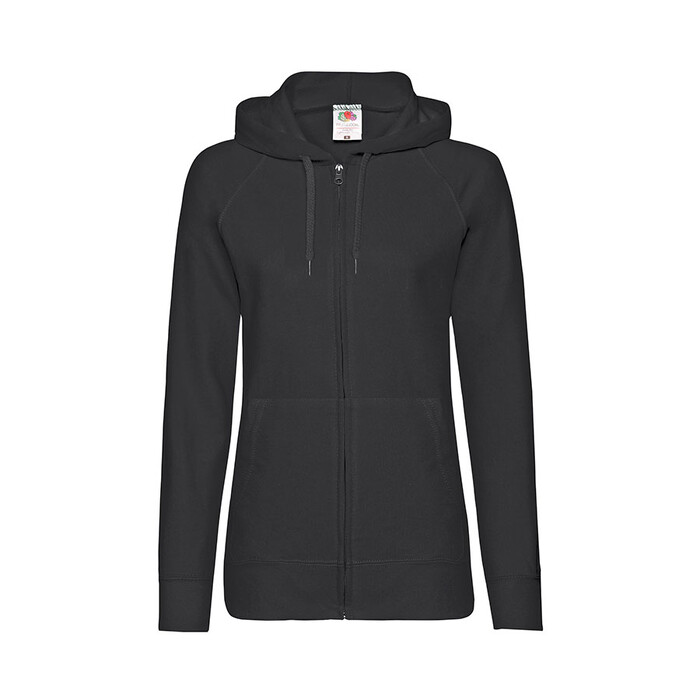Толстовка женская без начеса LADIES LIGHTWEIGHT HOODED SWEAT 240 черный HG-621500.36/L фото 1