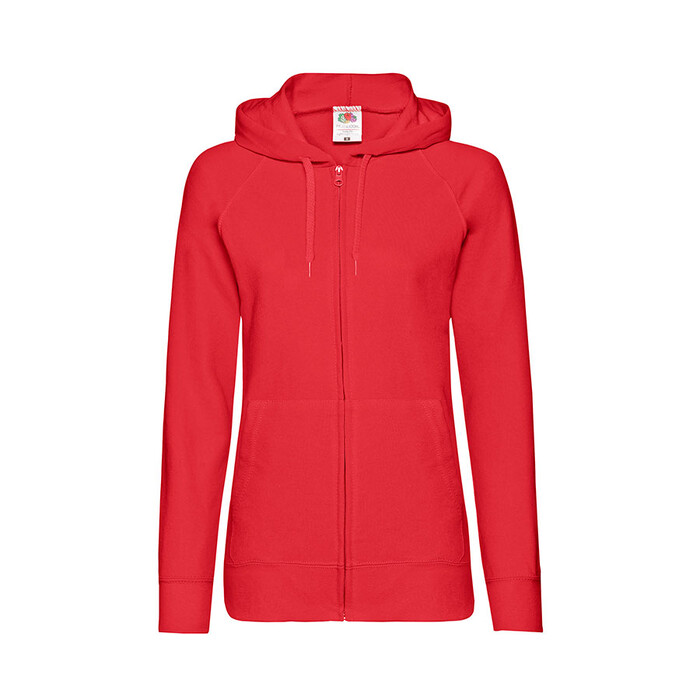 Толстовка женская без начеса LADIES LIGHTWEIGHT HOODED SWEAT 240 красный HG-621500.40/l фото 1