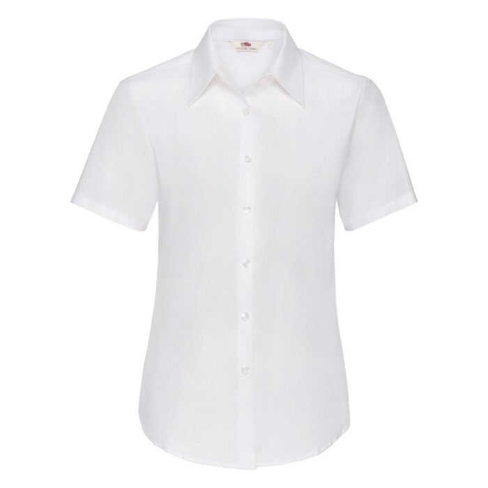 Рубашка женская SHORT SLEEVE OXFORD SHIRT LADY-FIT 130 белый HG-650000.30/l фото 1