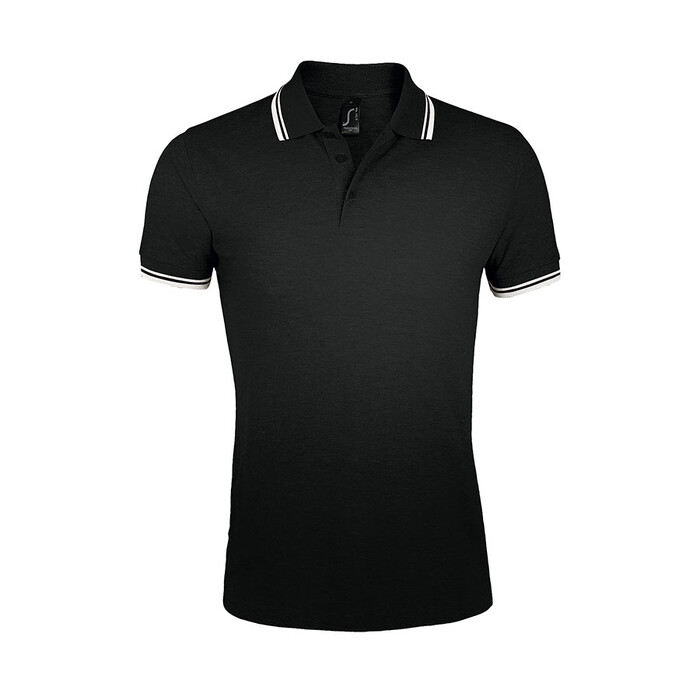Поло мужское PASADENA MEN 200 черный, белый HG-700577.935/2xl фото 1