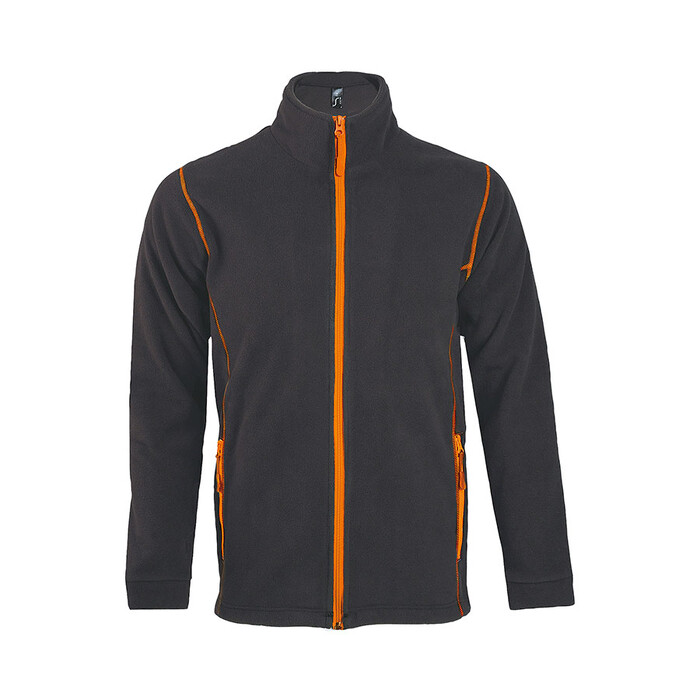 Толстовка мужская флисовая NOVA MEN 200 темно-серый, оранжевый HG-700586.959/2xl фото 1