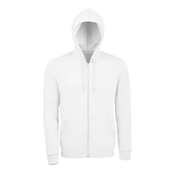 Толстовка худи унисекс на молнии STONE 260 белый HG-701714.102/2XL фото 1