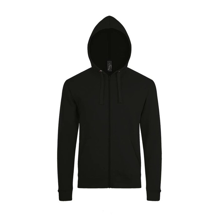 Толстовка худи унисекс на молнии STONE 260 черный HG-701714.312/2XL фото 1