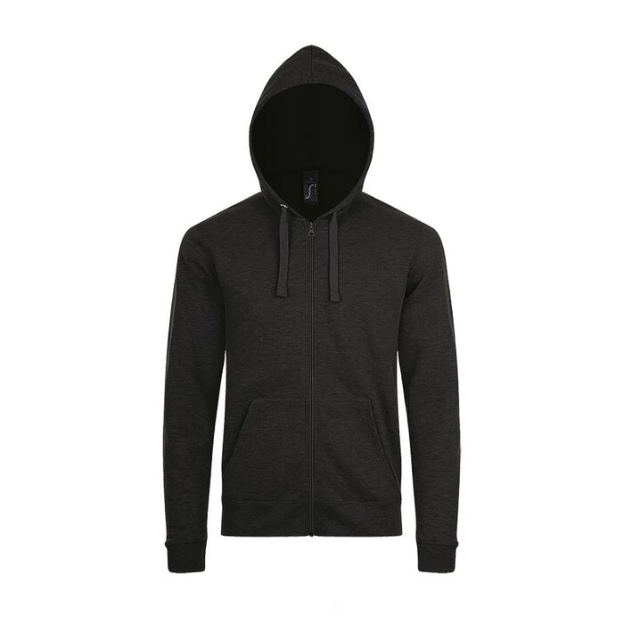 Толстовка худи унисекс на молнии STONE 260 темно-серый HG-701714.348/2XL фото 1