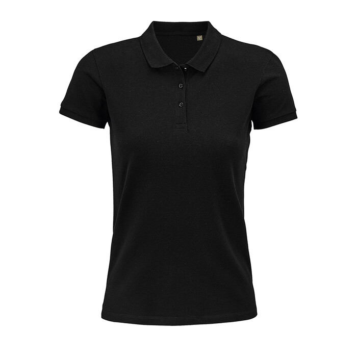Рубашка поло женская PLANET WOMEN 170 из органического хлопка черный HG-703575.312/2XL фото 1
