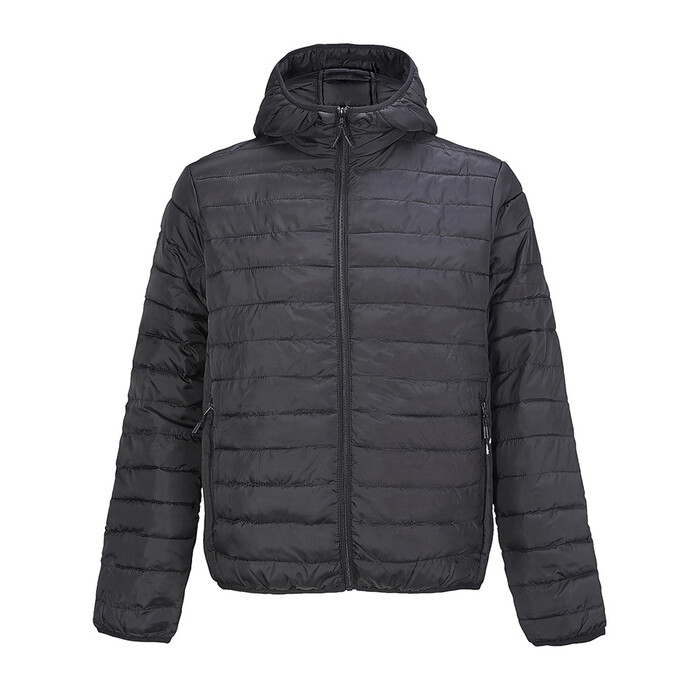 Куртка мужская "STREAM HOODED" 280 Т черный HG-704444.312/S фото 1