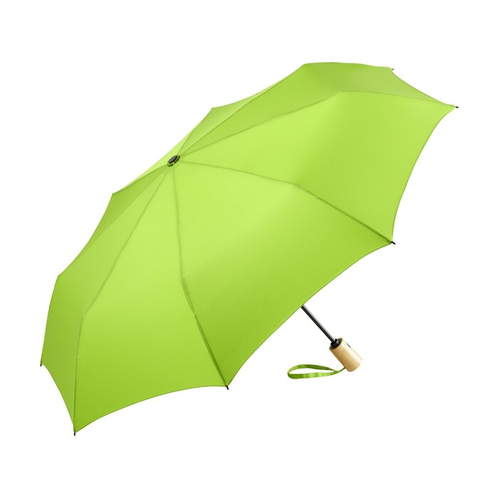 Зонт складной 5429 ÖkoBrella из бамбука, полуавтомат, лайм OA-100090 фото 1