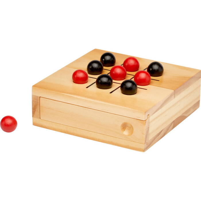 Деревянная игра в крестики-нолики Strobus, натуральный OA-10456406 фото 1