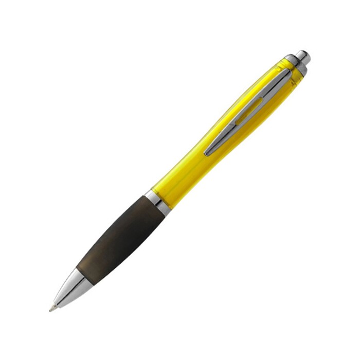 Шариковая ручка Nash желтый/черный/серебристый OA-10615506 фото 1
