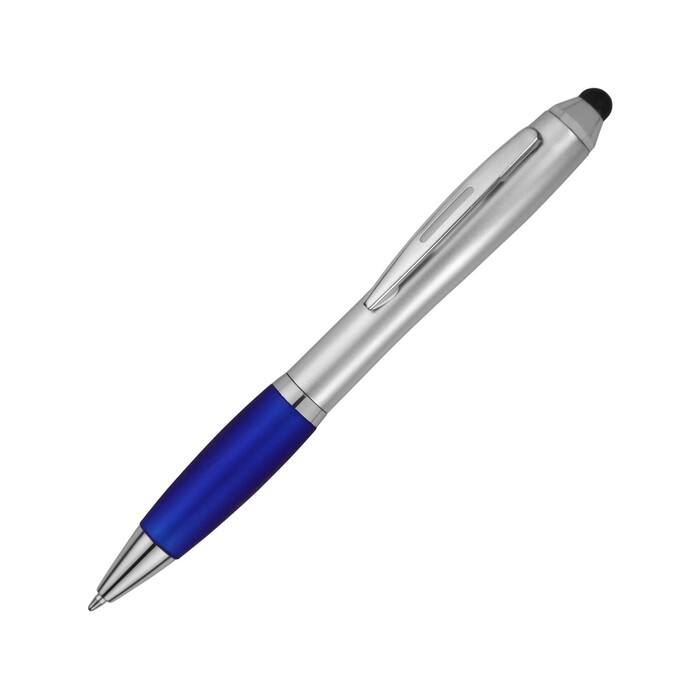 Ручка-стилус шариковая "Nash", серебристый/синий OA-10678500 фото 1