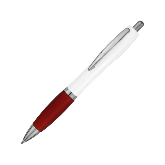 Шариковая ручка Nash белый/красный/серебристый OA-10690002 фото 1