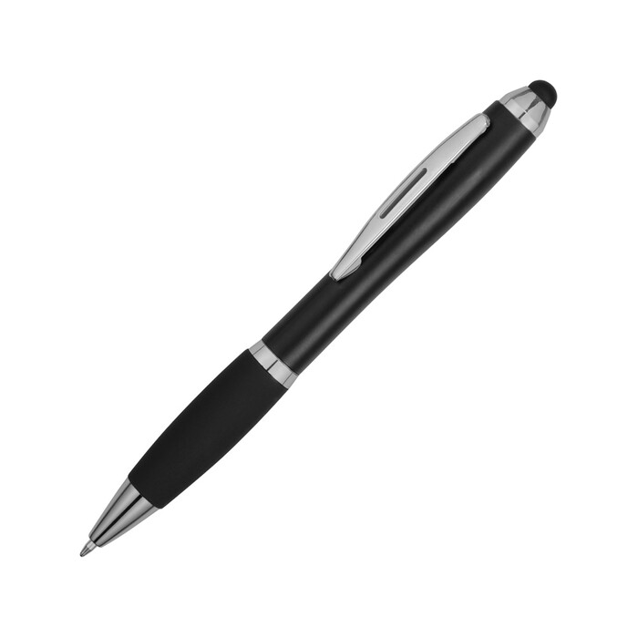 Шариковая ручка-стилус Nash черный/серебристый OA-10690300 фото 1