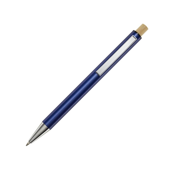 Cyrus шариковая ручка из переработанного алюминия, синие чернила - Нейви темно-синий OA-10787455 фото 1