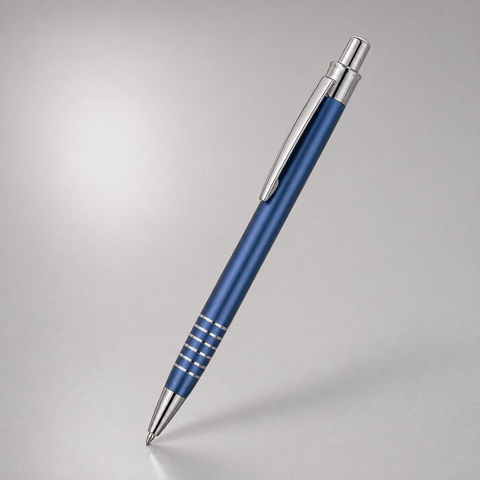 Ручка шариковая «Бремен», синий синий/серебристый OA-11346.02 фото 1