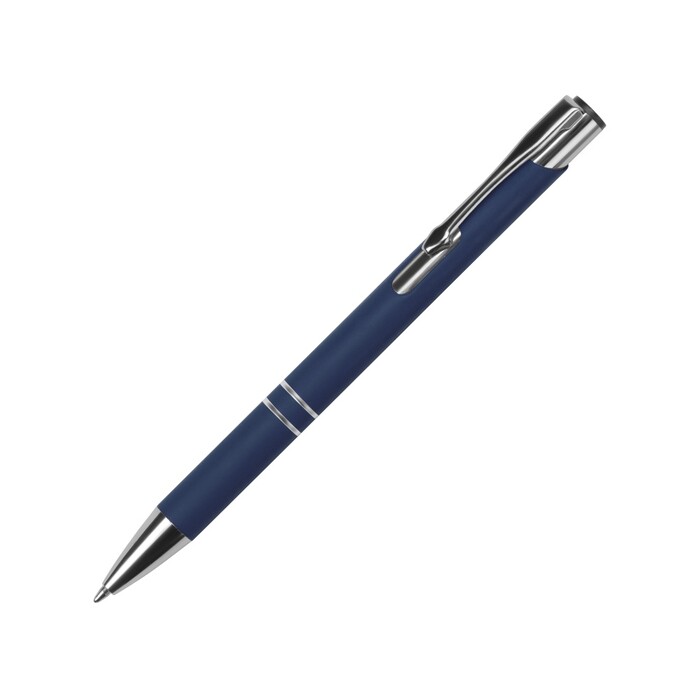Ручка металлическая шариковая C1 софт-тач, темно-синий OA-11578.22clr фото 1