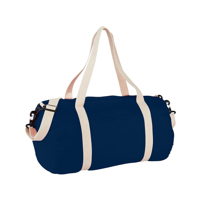Хлопковая сумка Barrel Duffel, темно-синий/бежевый OA-12019501 фото 1
