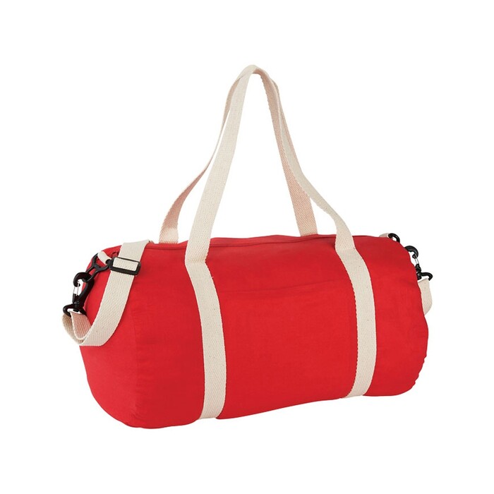 Хлопковая сумка Barrel Duffel, красный/бежевый OA-12019502 фото 1