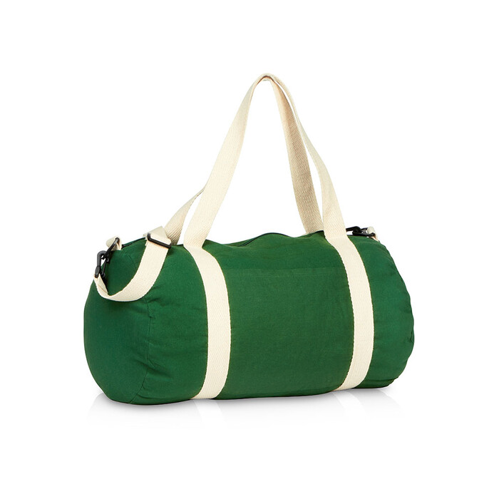 Хлопковая сумка Barrel Duffel, зеленый/бежевый OA-12019503 фото 1